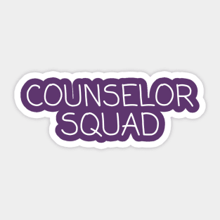 Counselor Squad Sticker